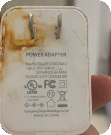*Brand NEW*Power adapter for SG-120200024AU smart automatic cat litter box (12.0V, 2.0A, 24.0W, round connecto